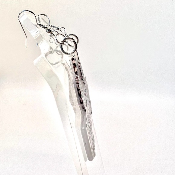Angry ABC Earrings - Funny Earrings - Statement Earrings - Attitude Earrings - Picture 3 of 8